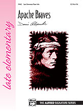 Apache Braves-Late Elementary piano sheet music cover